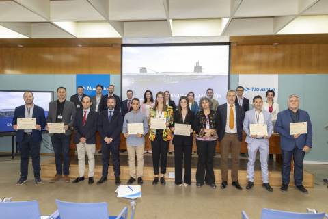 Los premiados en la pasada edición de estos galardones.